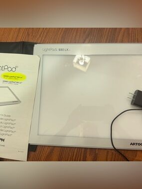 Artograph LightPad LED 12”x9” Dimmable Tracing Pad with Carry Pouch